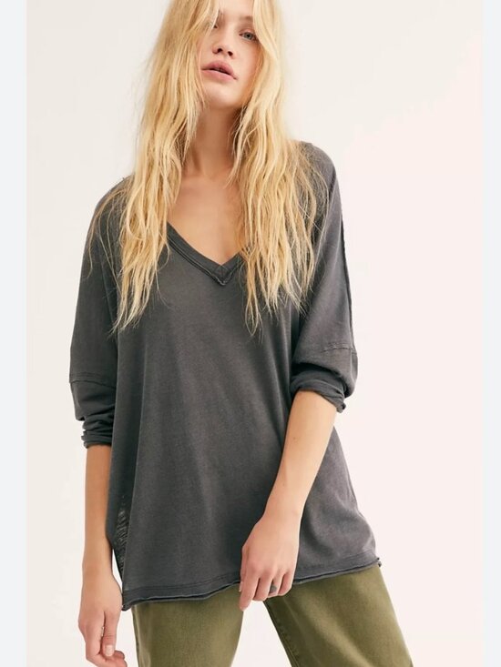 Free People Tops - Free People "On My Mind" V-Neck Top